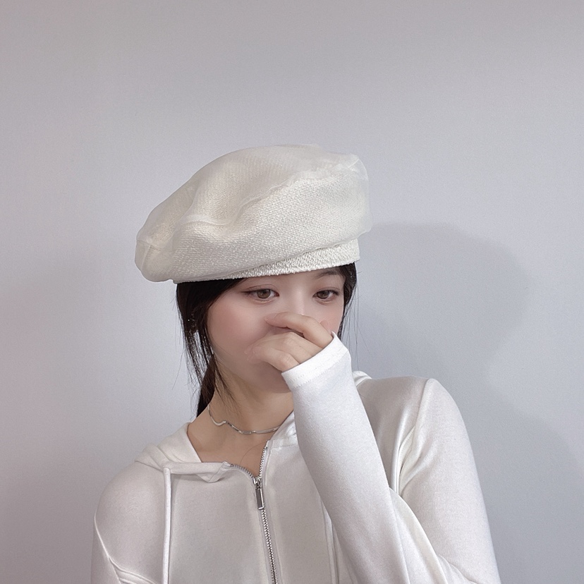 LOVELY HAT韓國代購㊣女士新品休閑25秋冬真品人氣職業帽子LOVELY HAT帽子圖色1