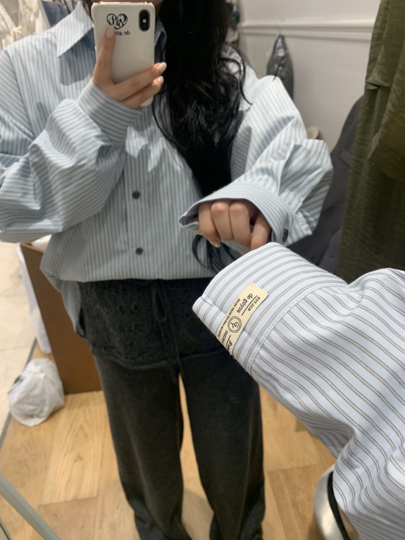 DE GO YOU東大門㊣直郵女裝新品25秋冬職業真品襯衫蕾絲衫DE GO YOU襯衫/蕾絲衫