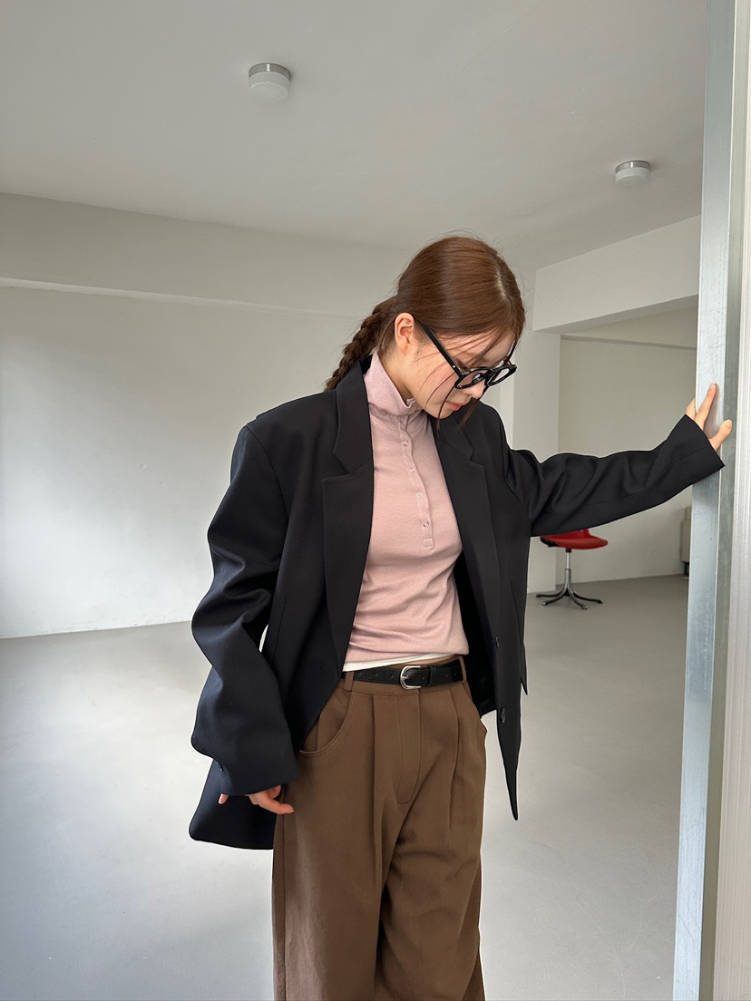 UNBOUND東大門㊣代購女裝新款真品人氣推薦職業長袖T恤高領UNBOUND長袖T恤
