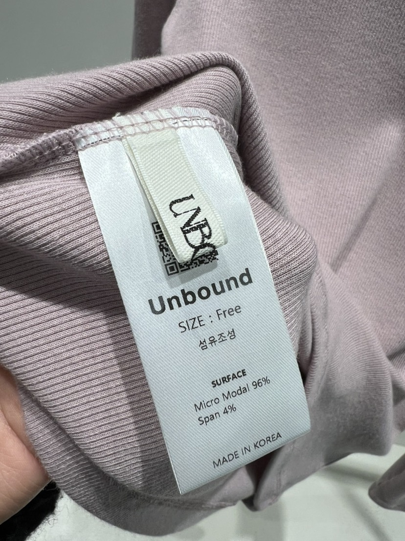 UNBOUND東大門㊣代購女裝新款真品人氣推薦職業長袖T恤高領UNBOUND長袖T恤