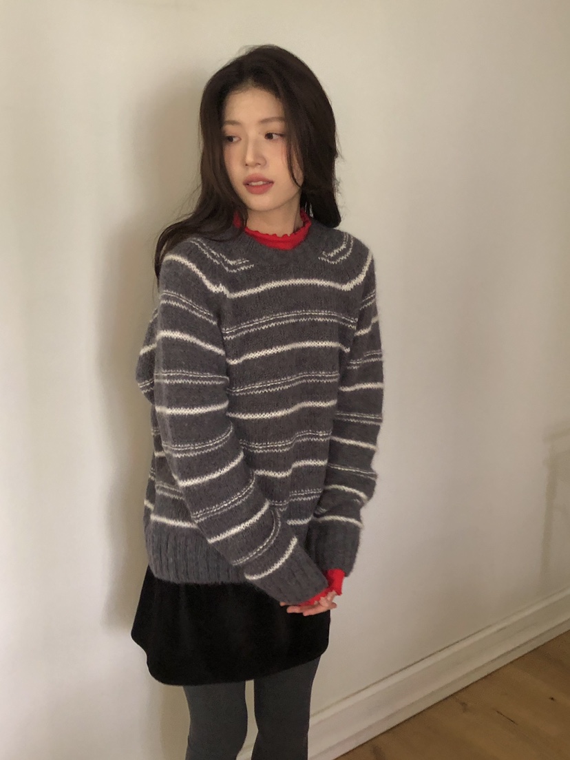 ERUME東大門㊣代購女裝新品時尚真品休閑職業熱賣針織衫羊駝ERUME針織衫