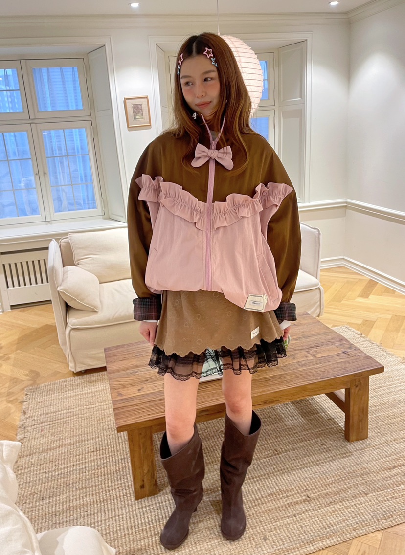 BOUTIQUE-L韓國直郵㊣女裝新品時尚熱賣真品職業休閑25秋冬短裙BOUTIQUE-L短裙