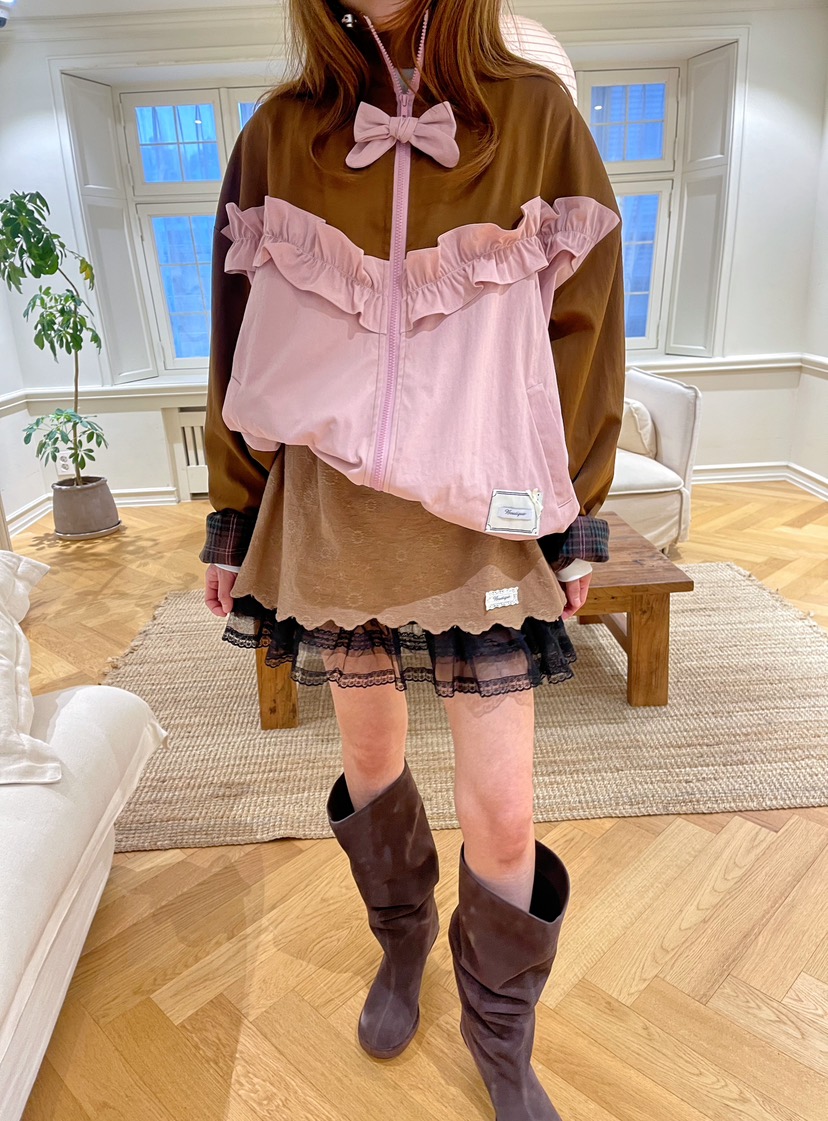 BOUTIQUE-L韓國直郵㊣女裝新品時尚熱賣真品職業休閑25秋冬短裙BOUTIQUE-L短裙