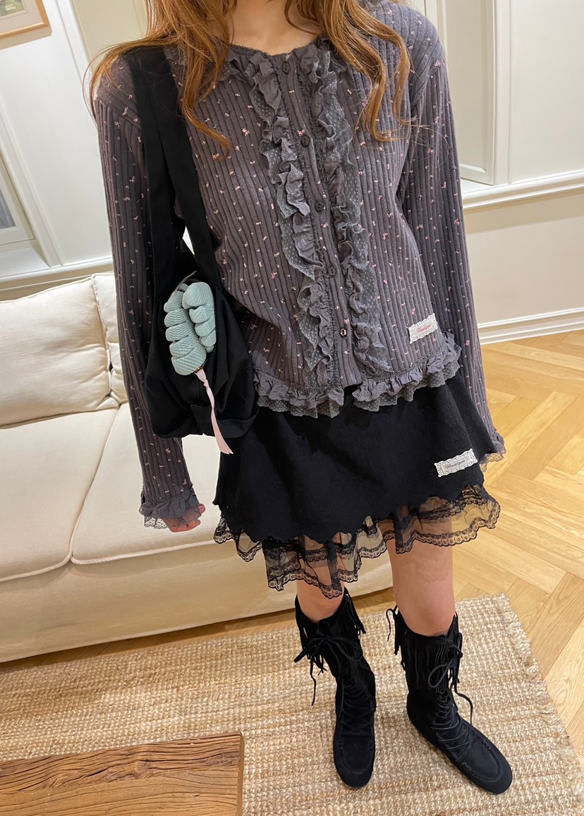 BOUTIQUE-L韓國直郵㊣女裝新品時尚熱賣真品職業休閑25秋冬短裙BOUTIQUE-L短裙