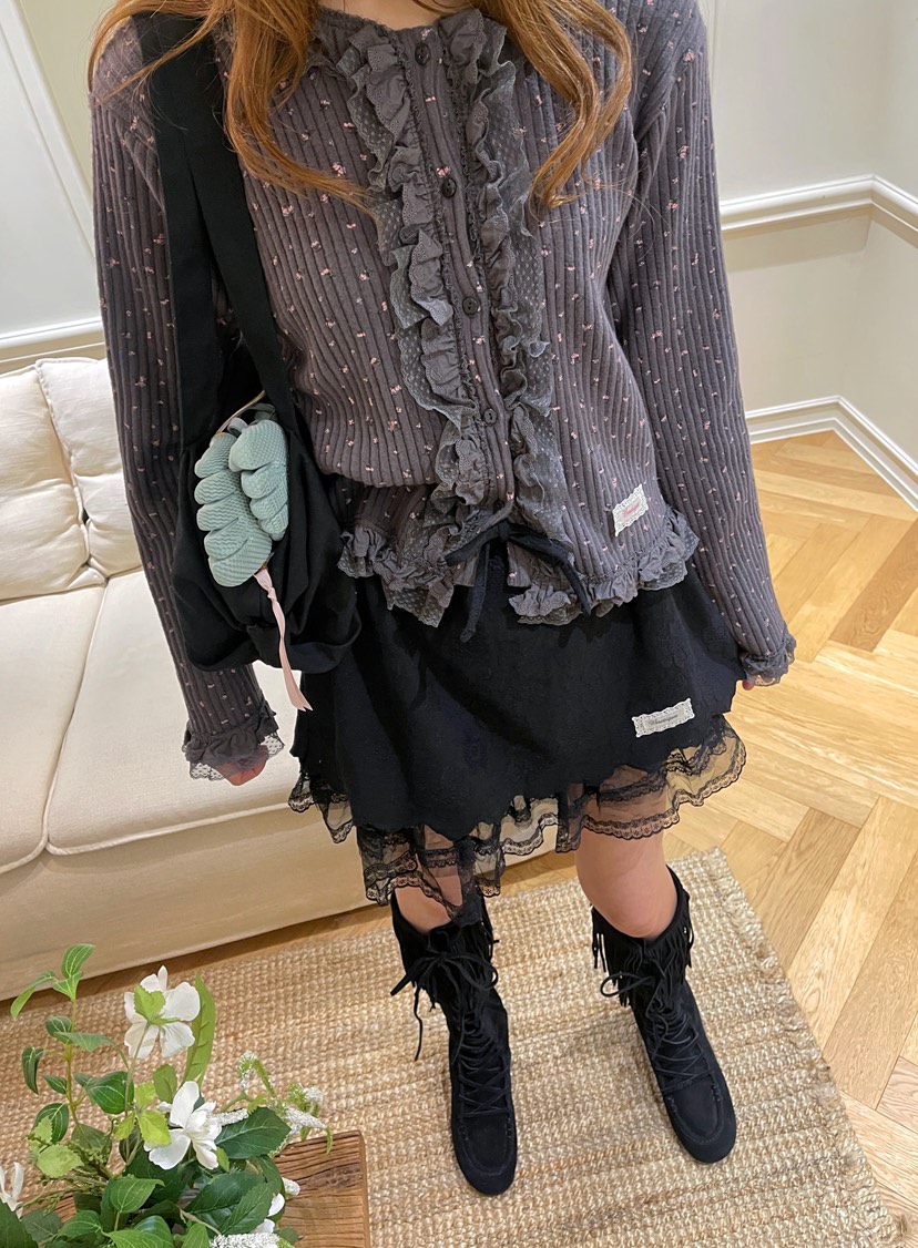 BOUTIQUE-L韓國直郵㊣女裝新品時尚熱賣真品職業休閑25秋冬短裙BOUTIQUE-L短裙