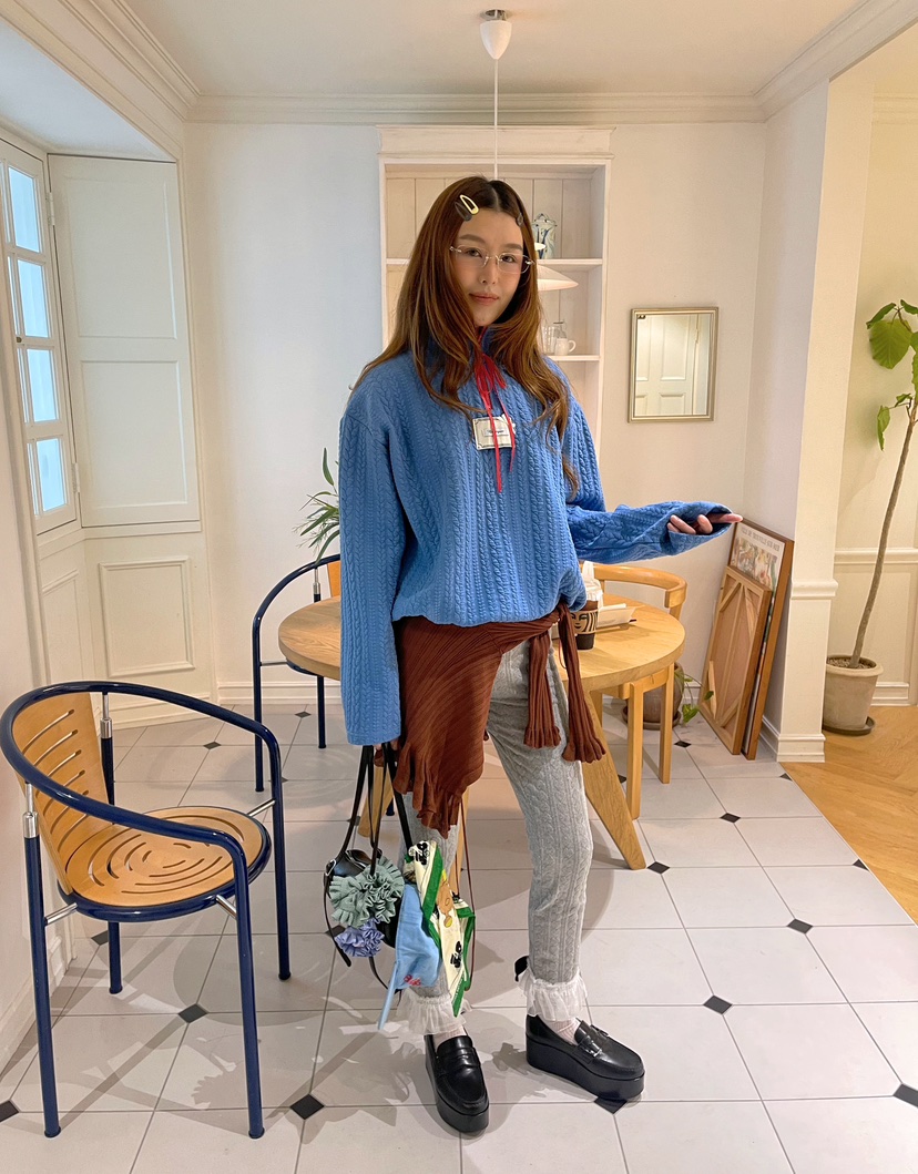 BOUTIQUE-L韓國直郵㊣女裝新品休閑25秋冬時尚真品熱賣衛衣BOUTIQUE-L衛衣