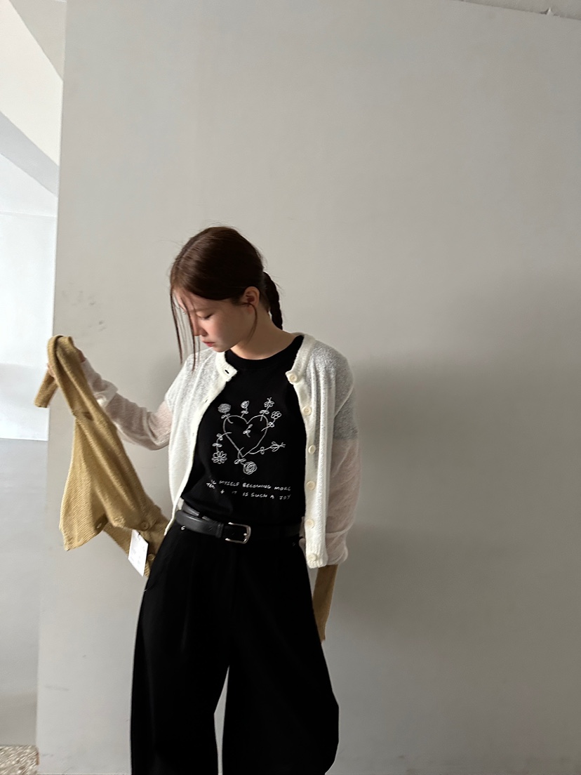 UNBOUND東大門㊣直郵女士新款25秋冬推薦休閑職業時尚真品T恤UNBOUNDT恤