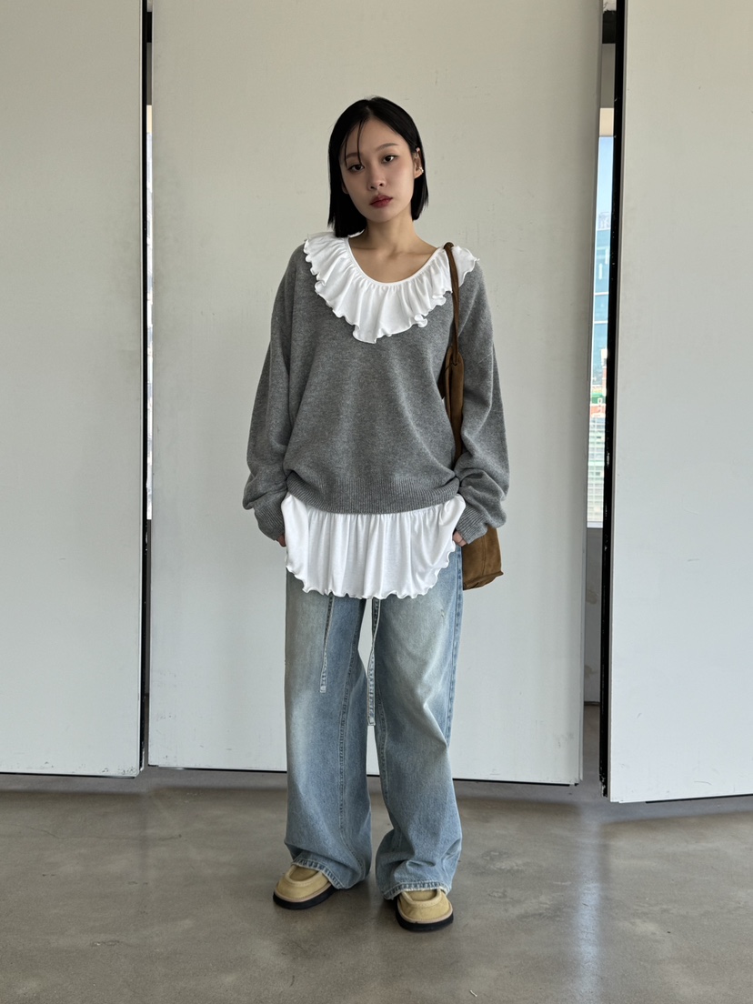 KARE/WEREPIECE東大門㊣代購女裝新款25秋冬熱賣職業長袖T恤KARE/WEREPIECE長袖T恤