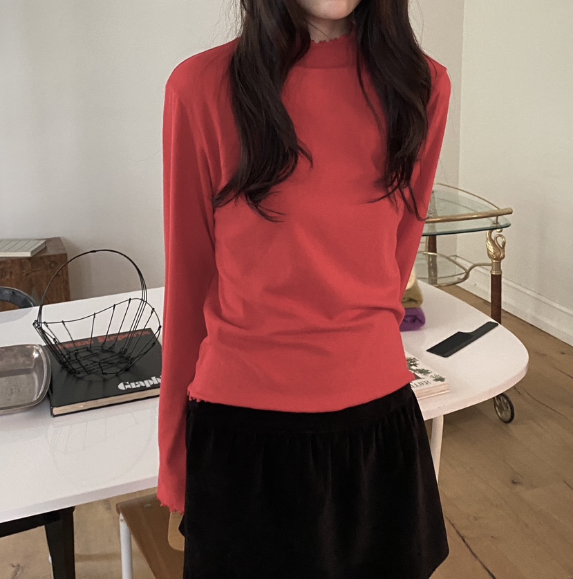 ERUME東大門㊣直郵女裝新品25秋冬熱賣真品人氣職業長袖T恤ERUME長袖T恤