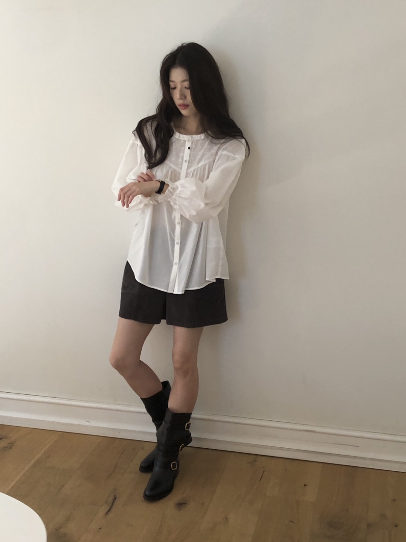 ERUME東大門㊣代購女裝新品真品熱賣人氣推薦時尚襯衫蕾絲衫ERUME襯衫/蕾絲衫