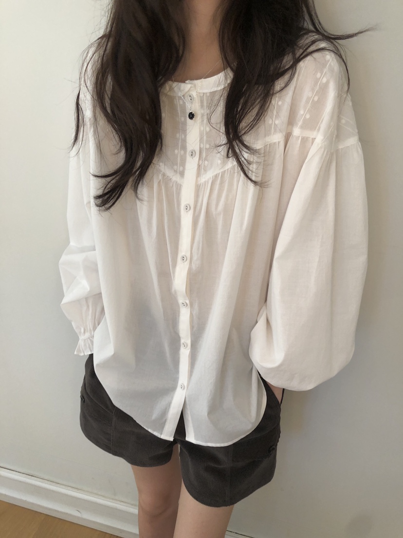 ERUME東大門㊣代購女裝新品真品熱賣人氣推薦時尚襯衫蕾絲衫ERUME襯衫/蕾絲衫