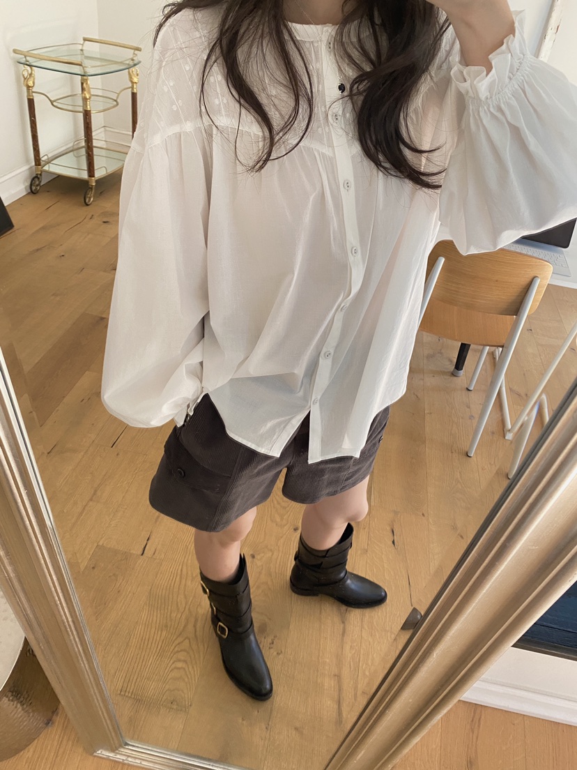 ERUME東大門㊣代購女裝新品真品熱賣人氣推薦時尚襯衫蕾絲衫ERUME襯衫/蕾絲衫