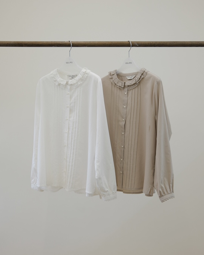 ERUME東大門㊣實拍女士新品25秋冬時尚真品休閑人氣襯衫蕾絲衫ERUME襯衫/蕾絲衫