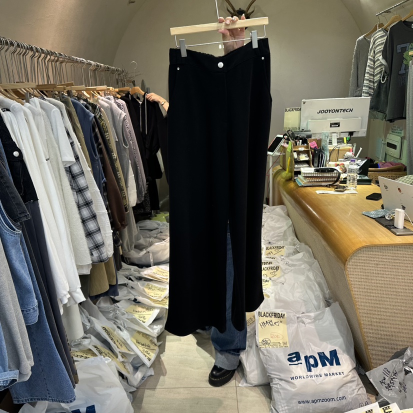 BLACKFRIDAY韓國代購㊣女裝新款休閑人氣真品職業時尚休閑褲BLACK FRIDAY休閑褲圖色2
