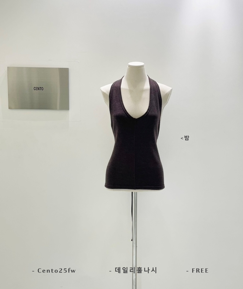 CENTO韓國直郵㊣女士新款推薦真品25秋冬人氣熱賣休閑吊帶背心CENTO吊帶/背心圖色3