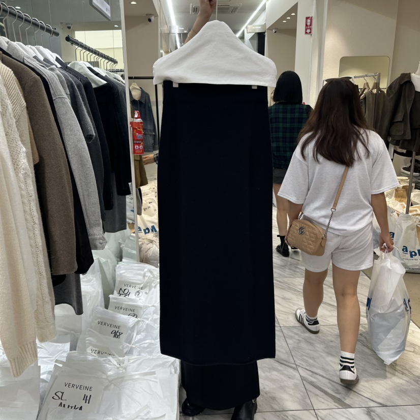 VERVEINE韓國直郵㊣女士新款人氣真品休閑熱賣推薦25秋冬長裙VERVEINE長裙