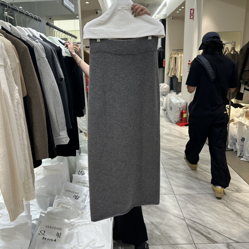 VERVEINE韓國直郵㊣女士新款人氣真品休閑熱賣推薦25秋冬長裙VERVEINE長裙圖色2