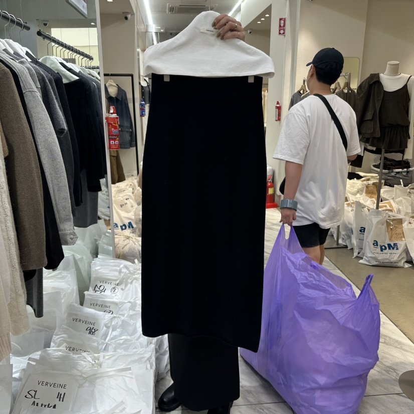 VERVEINE韓國直郵㊣女士新款人氣真品休閑熱賣推薦25秋冬長裙VERVEINE長裙圖色3