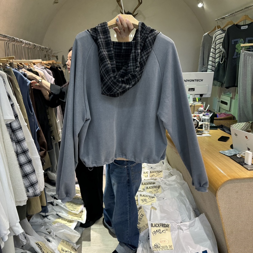 BLACKFRIDAY東大門㊣代購女裝新款休閑25秋冬人氣熱賣推薦衛衣BLACK FRIDAY衛衣
