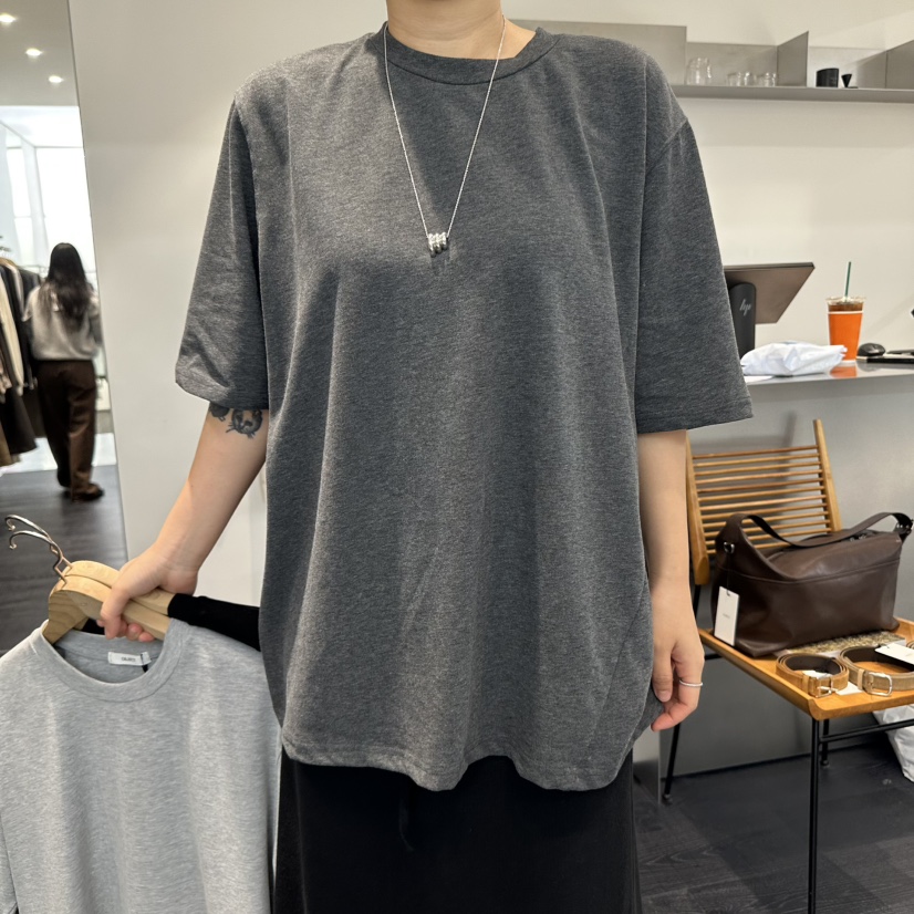 OBJECT東大門㊣代購女裝新款時尚熱賣推薦職業休閑真品人氣T恤OBJECTT恤圖色2