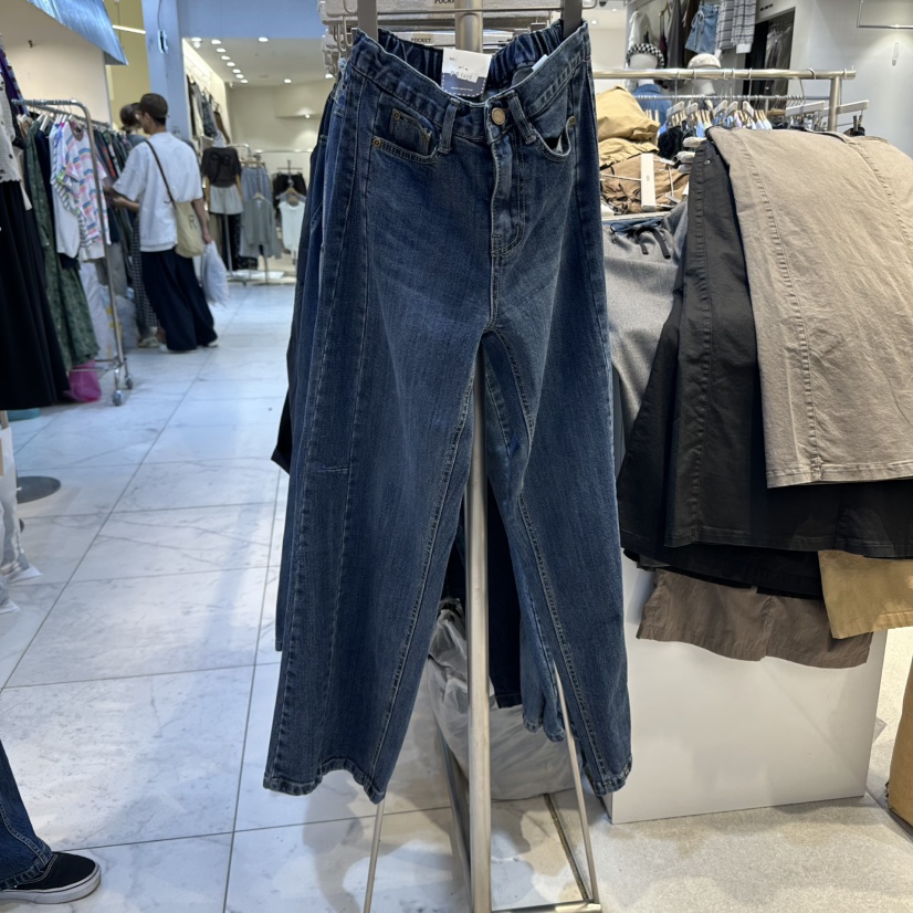 POCKET-Q東大門㊣直郵女裝新品人氣真品推薦25秋冬熱賣牛仔褲POCKET-Q牛仔褲