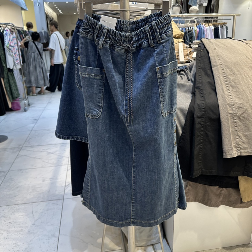 POCKET-Q東大門㊣代購女裝新品25秋冬熱賣時尚推薦人氣長裙POCKET-Q長裙圖色1
