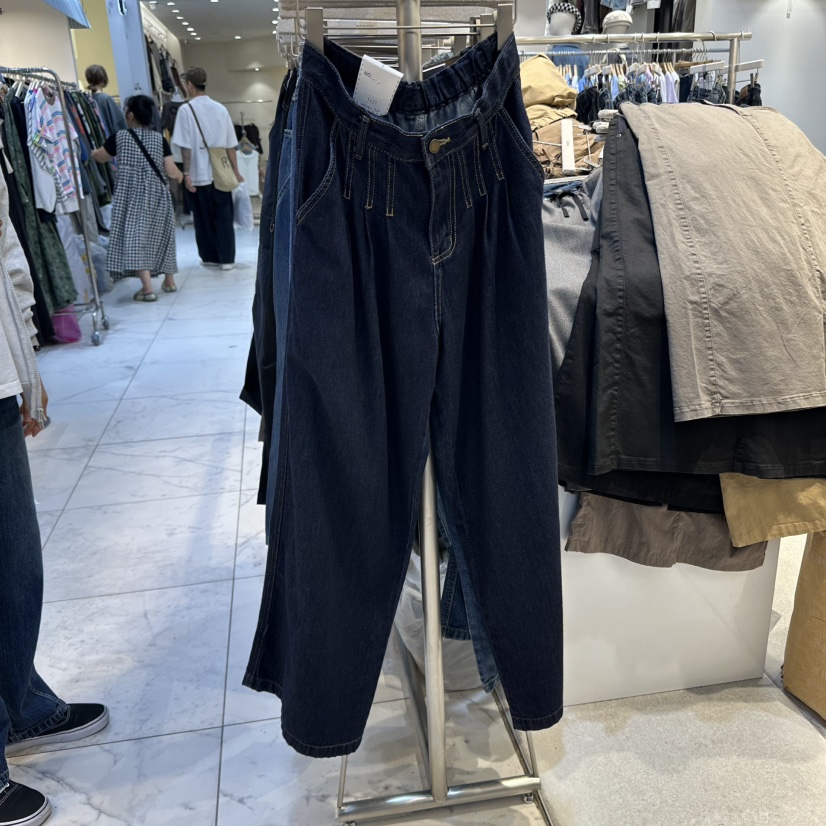 POCKET-Q東大門㊣直郵女裝新款真品25秋冬推薦休閑職業牛仔褲POCKET-Q牛仔褲圖色1