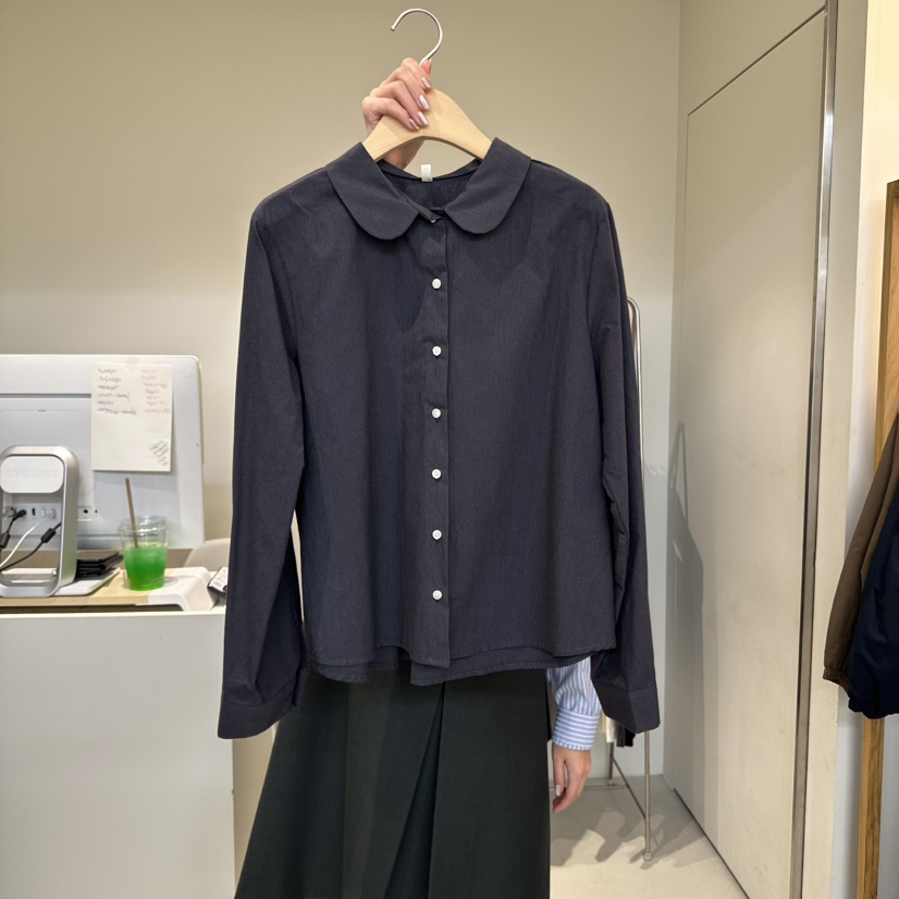 OUTRENE東大門㊣直郵女士新品真品時尚休閑推薦職業襯衫蕾絲衫OUTRENE襯衫/蕾絲衫圖色3