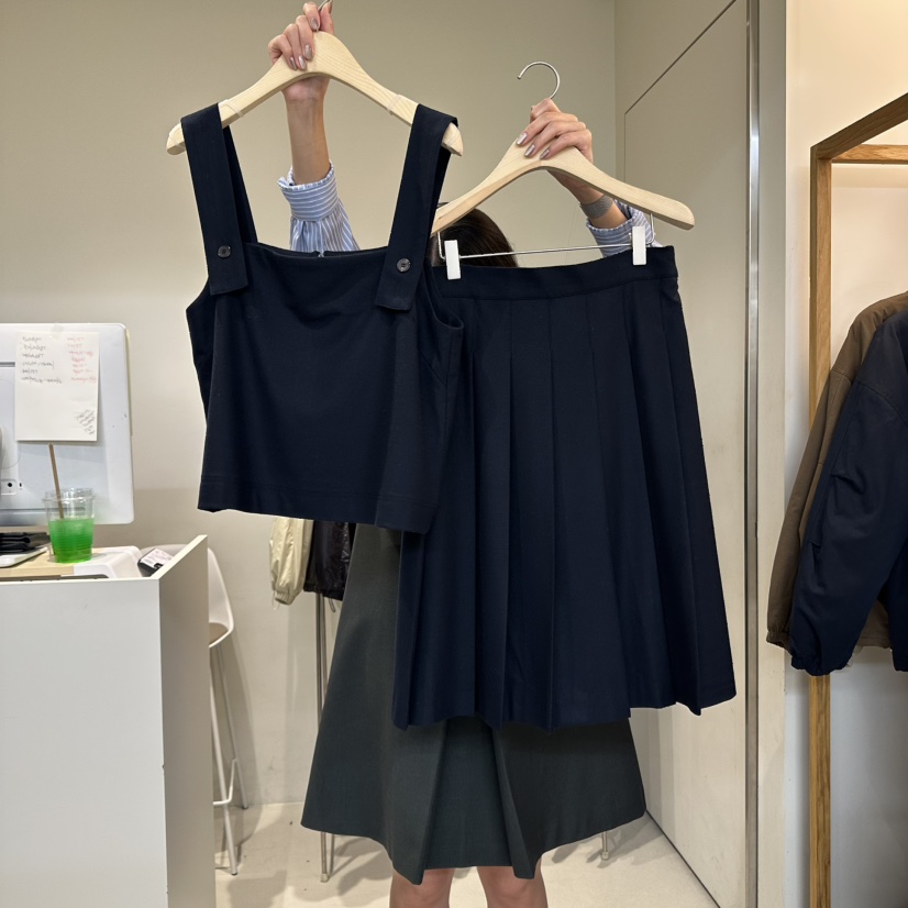 OUTRENE東大門㊣實拍女士新品推薦時尚人氣25秋冬套裝兩件套OUTRENE套裝圖色2
