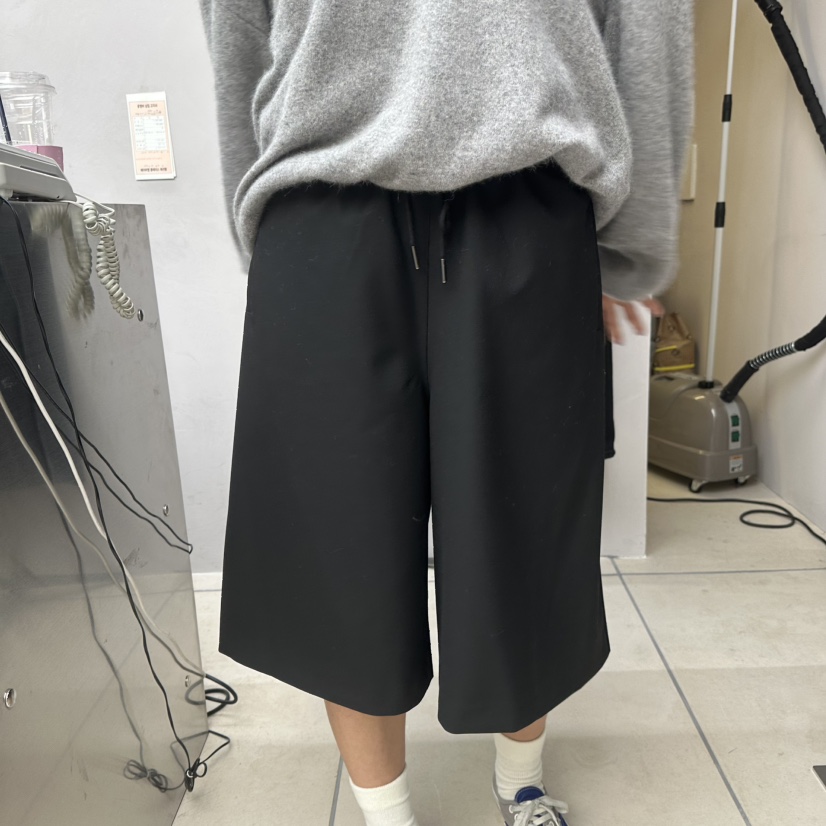 EFFERVESCENT東大門㊣直郵女裝新品推薦人氣25秋冬職業短褲evc/effervescent短褲圖色2黑色