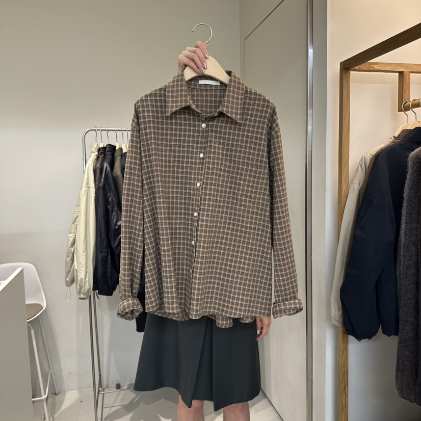 OUTRENE東大門㊣實拍女士新品推薦熱賣人氣時尚職業襯衫蕾絲衫OUTRENE襯衫/蕾絲衫圖色1