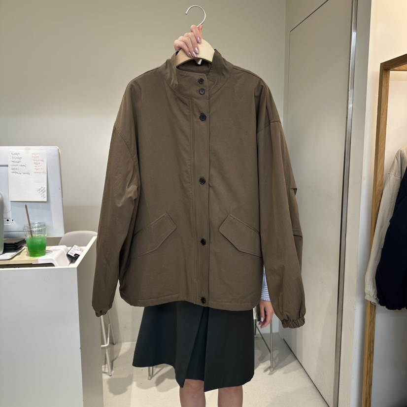 OUTRENE東大門㊣直郵女裝新品25秋冬時尚真品熱賣推薦休閑夾克OUTRENE夾克圖色2