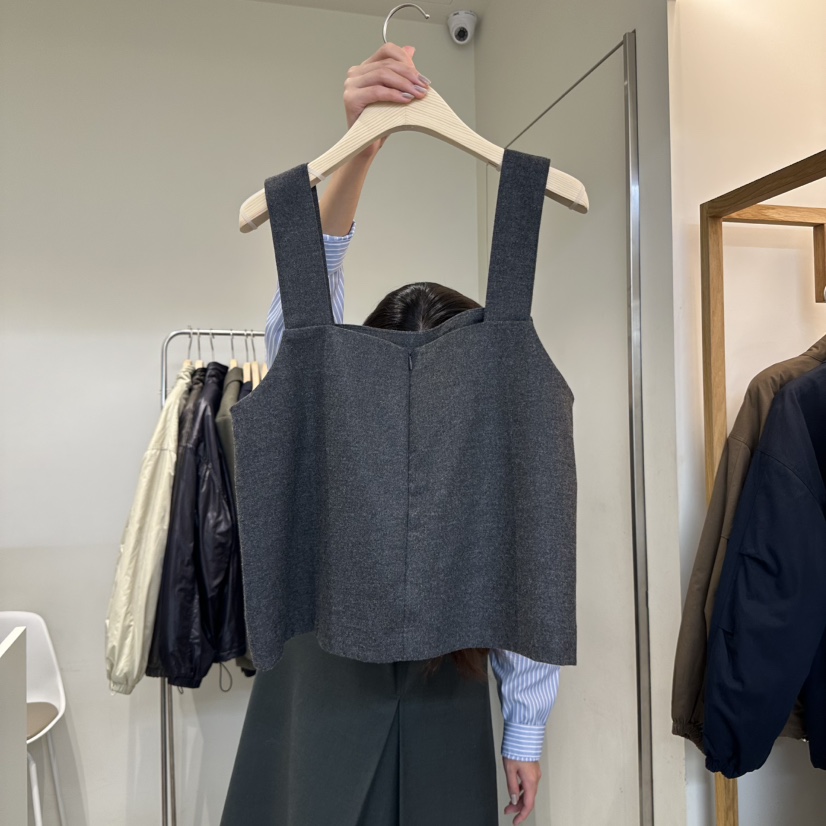 OUTRENE東大門㊣實拍女裝新品真品人氣職業推薦休閑吊帶背心OUTRENE吊帶/背心