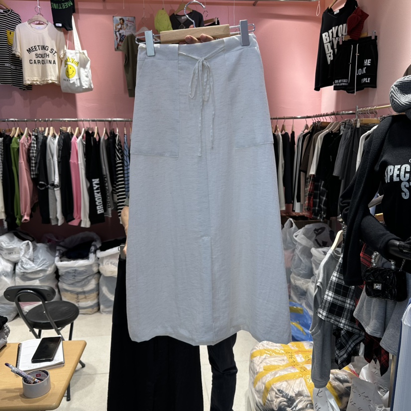 K STORY韓國代購㊣女士新品真品25秋冬推薦人氣熱賣職業長裙K STORY長裙圖色1