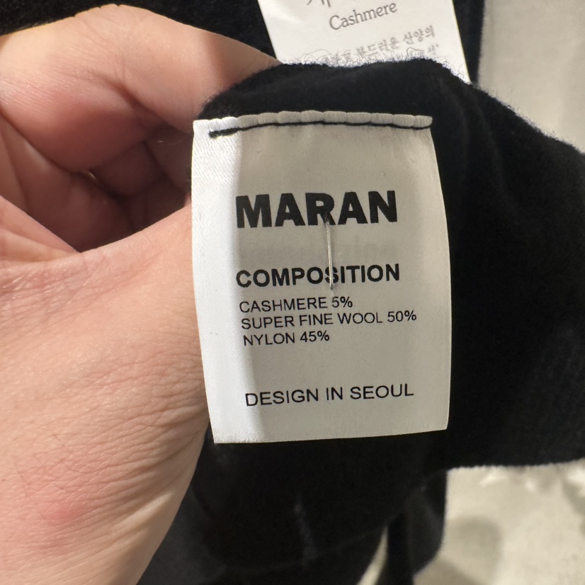 MARAN-P東大門㊣直郵女裝新品熱賣休閑時尚推薦針織衫V領開衫MARAN針織衫
