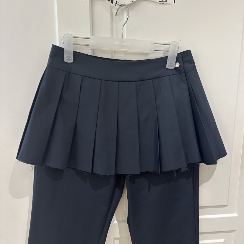 WE ARE/WELOVER東大門㊣代購女裝新款熱賣真品休閑推薦短裙SHOP_WE ARE短裙圖色1墨色