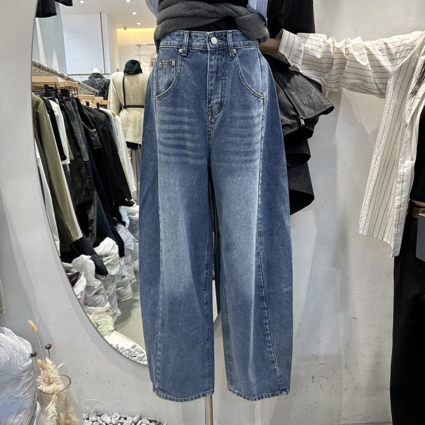 ULTRAORANGE東大門㊣直郵女士新品職業時尚熱賣休閑25秋冬牛仔褲GILT/ULTRAORANGE牛仔褲圖色1