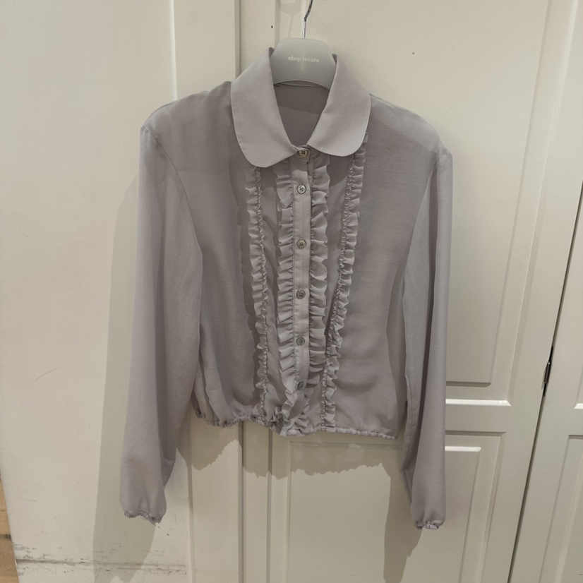WE ARE/WELOVER東大門㊣實拍女裝新款時尚熱賣襯衫蕾絲衫SHOP_WE ARE襯衫/蕾絲衫圖色2