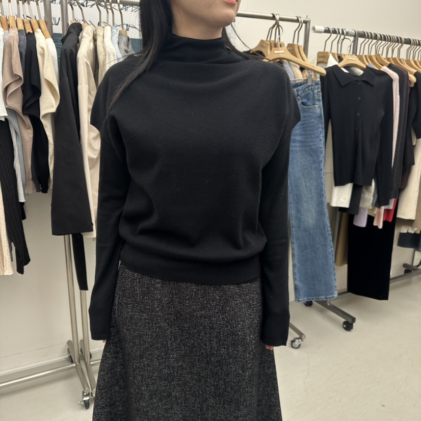 MER東大門㊣實拍女裝新品時尚25秋冬真品推薦針織衫不含內搭MER/ANGELO BIANCO針織衫圖色2