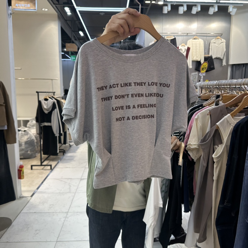 K STORY韓國代購㊣女士新款25秋冬推薦休閑時尚人氣真品T恤K STORYT恤圖色3