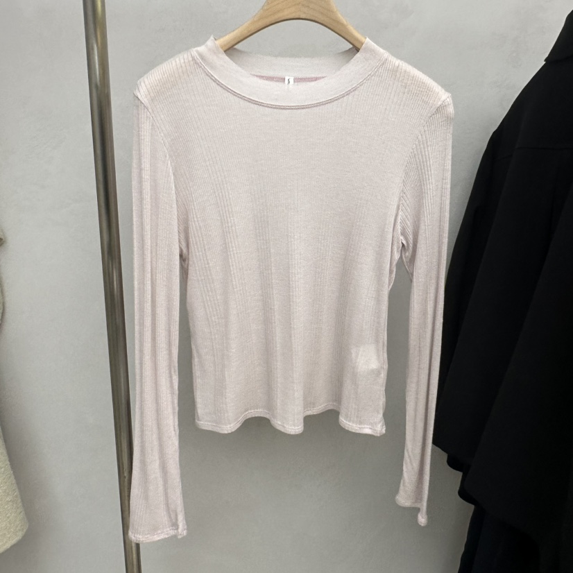 EFFERVESCENT東大門㊣實拍女裝新品真品休閑人氣長袖T恤莫代爾evc/effervescent長袖T恤圖色1