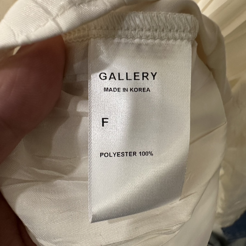 GALLERY-P韓國代購㊣女士新品真品休閑25秋冬時尚襯衫蕾絲衫GALLERY襯衫/蕾絲衫