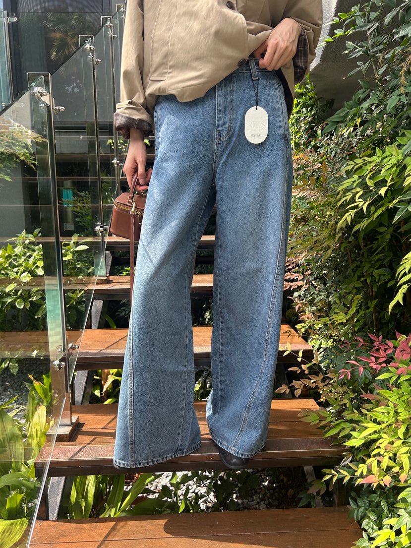 ME MO東大門㊣直郵女士新款時尚職業人氣推薦熱賣休閑牛仔褲ME MO牛仔褲