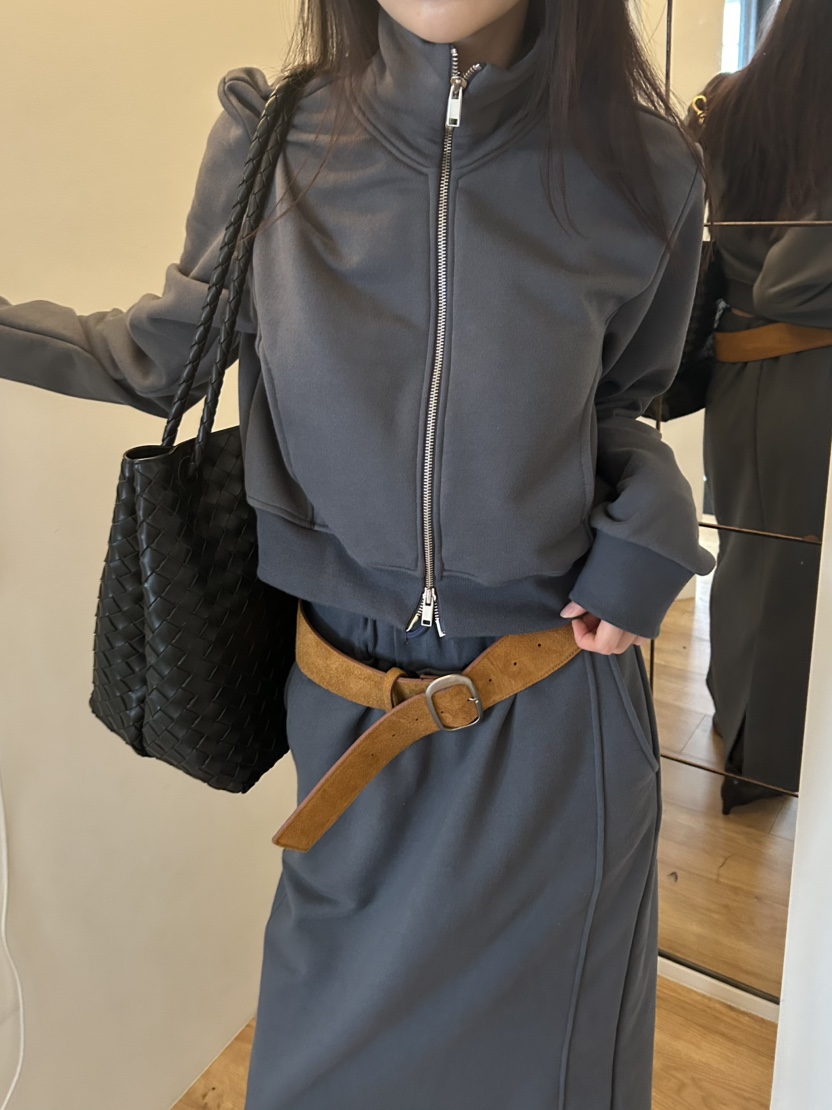 ME MO韓國直郵㊣女士新款休閑真品熱賣人氣時尚25秋冬夾克拉鏈ME MO夾克