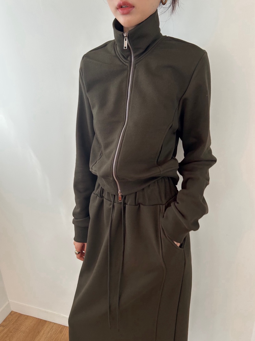 ME MO韓國直郵㊣女士新款休閑真品熱賣人氣時尚25秋冬夾克拉鏈ME MO夾克圖色1