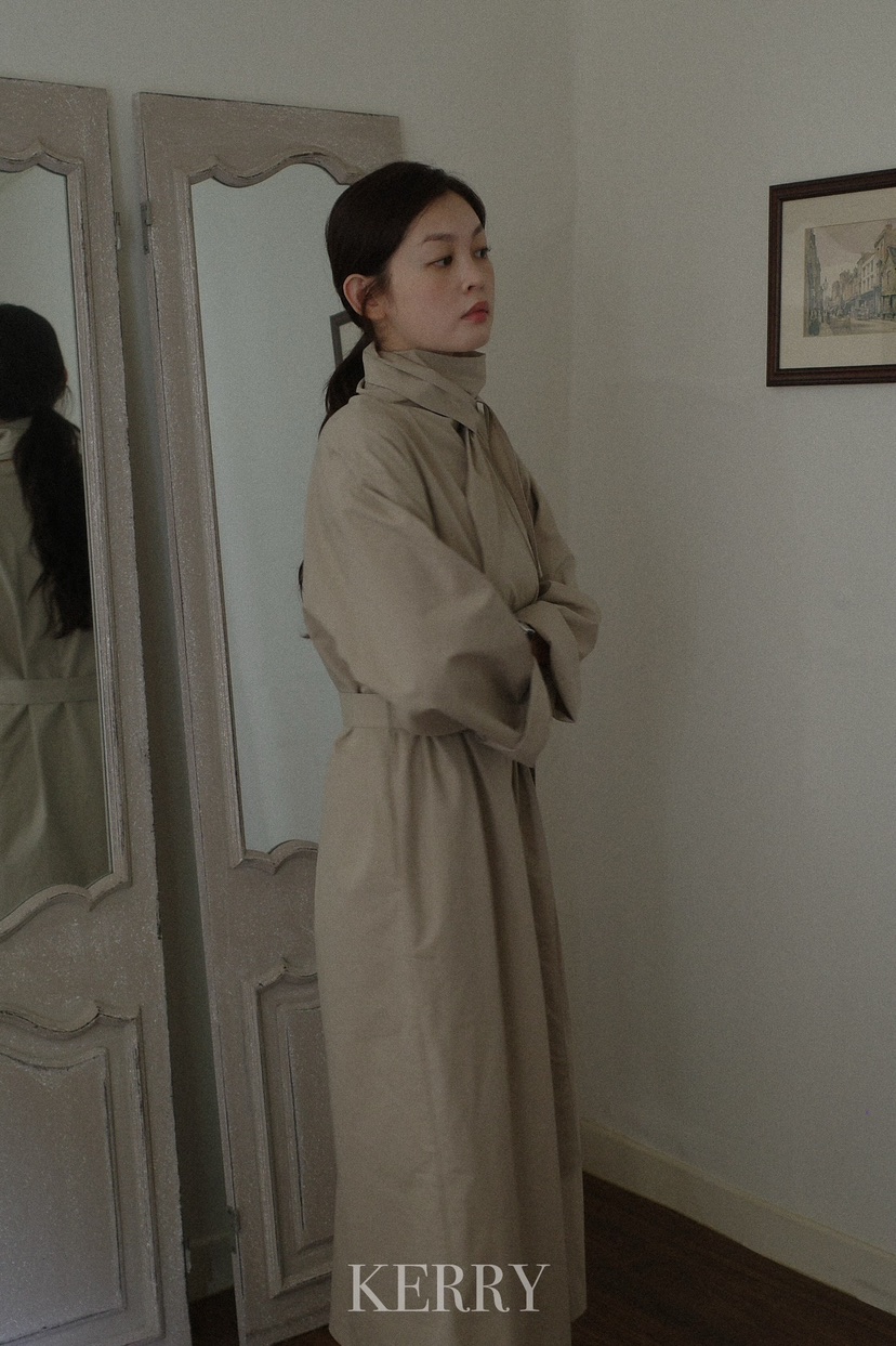KERRY韓國代購㊣女士新品真品熱賣人氣職業休閑連衣裙含腰帶KERRY連衣裙