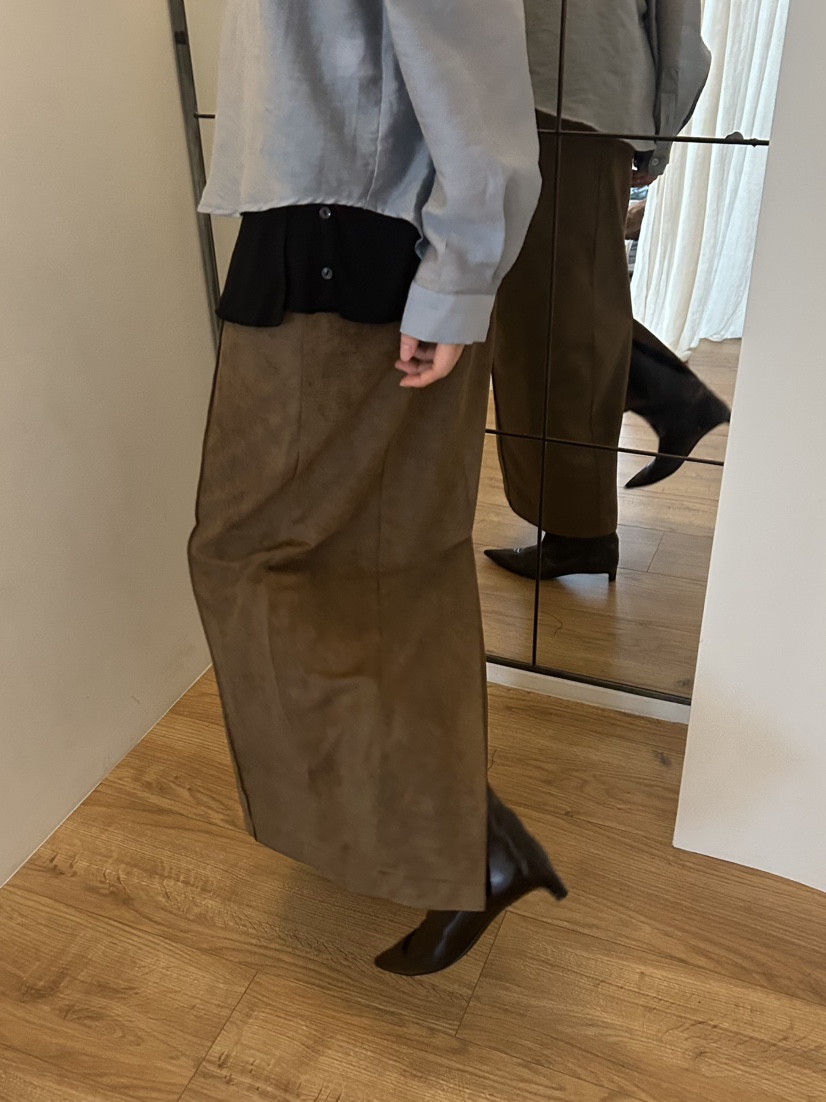 ME MO韓國直郵㊣女裝新品休閑人氣真品熱賣推薦長裙不含腰帶ME MO長裙