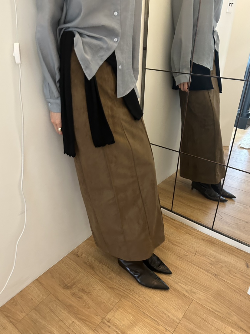 ME MO韓國直郵㊣女裝新品休閑人氣真品熱賣推薦長裙不含腰帶ME MO長裙