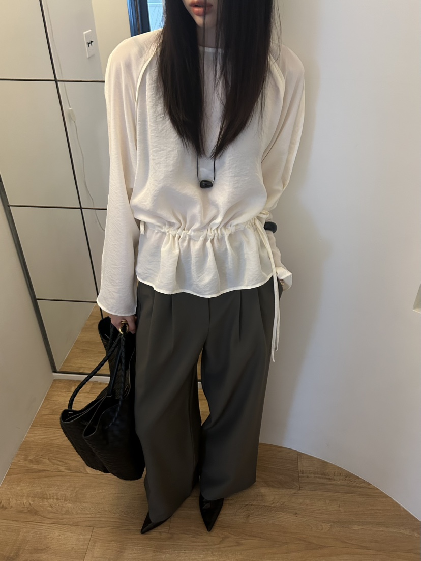 ME MO東大門㊣實拍女裝新品熱賣休閑真品25秋冬襯衫蕾絲衫ME MO襯衫/蕾絲衫圖色1
