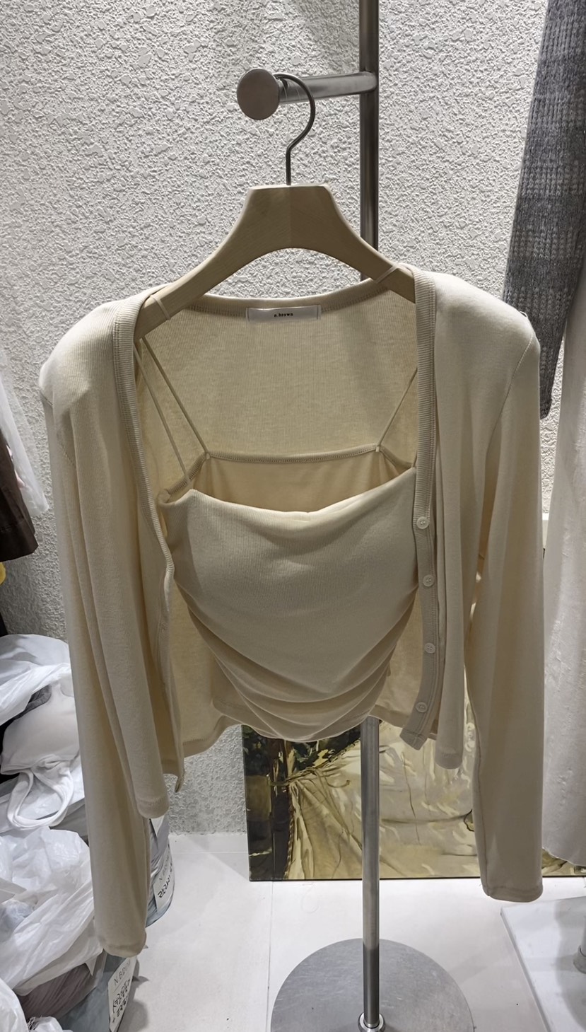 N BROWN韓國直郵㊣女士新品時尚真品熱賣25秋冬人氣休閑套裝N BROWN套裝圖色1